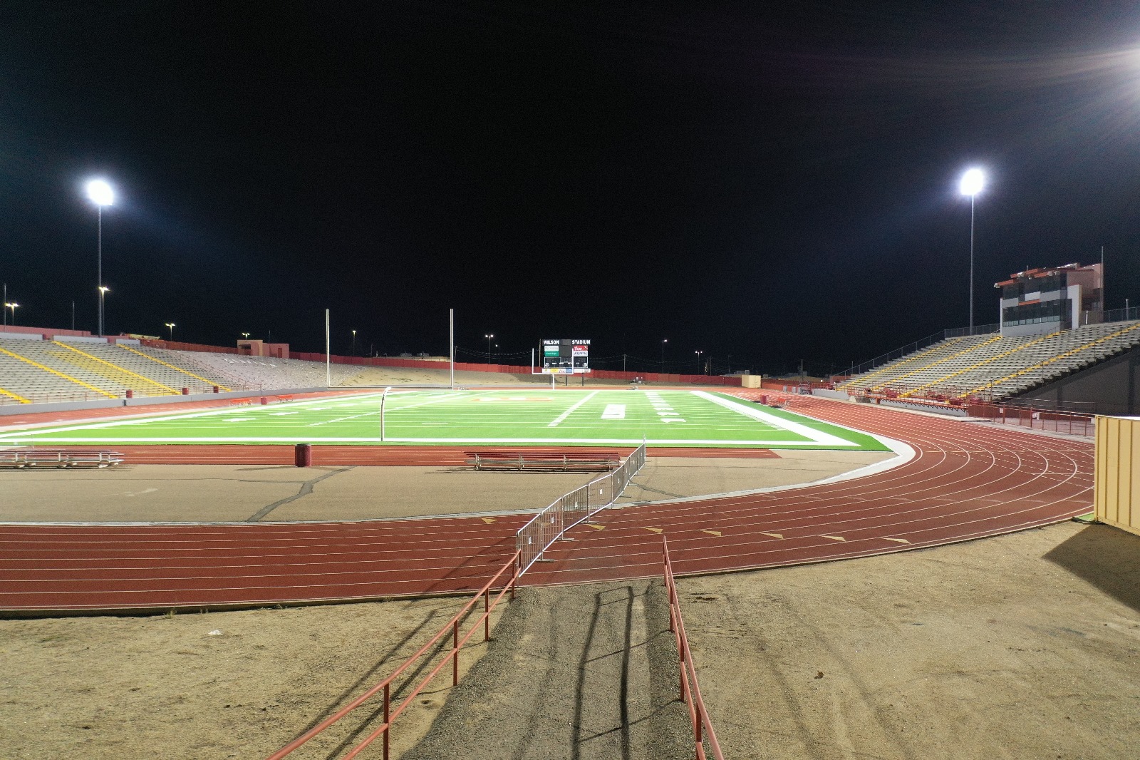 Track and Field Lighting Solutions at Wilson Stadium, New Mexico